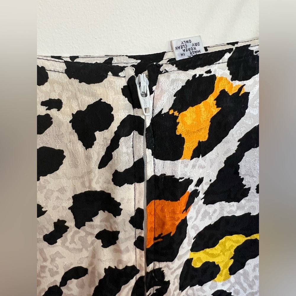 Silks by St. Gillian Vintage Leopard Print Silk Top with Matching Kimono - Picture 5 of 15